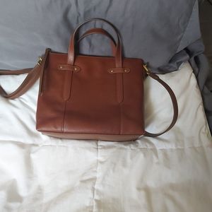 FOSSIL leather satchel